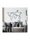 Decorative Black Mozzafiato Silhouette Made of Metal 60x42cm