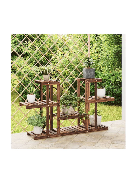 vidaXL Brown Wooden Wall Decor 110x73cm