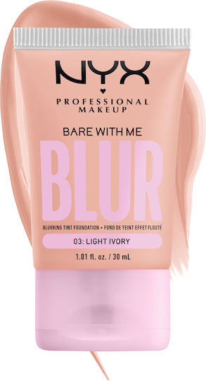 NYX Professional Makeup Bare With Me Blur Flüssig 03 Light Ivory 30ml