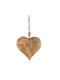Country Casa Hanging Wall Decor Made of Wood 12x2.5x12cm