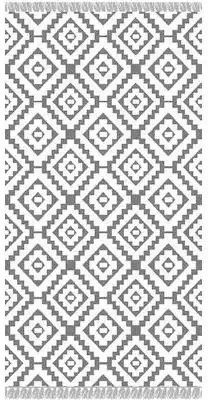TnS Prosoape De Plajă Cu Modele Geometrice Bej Cu Franjuri 170x90cm