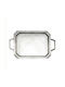 Savvas Design Διακοσμητικός Δίσκος Metallisch Rechteckig 28.5x23x2cm 1Stück