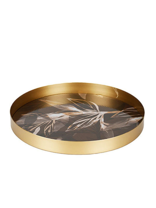 Metallic Decorative Tray 30x30x3cm