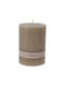 Decorative Candle Gray 1pcs