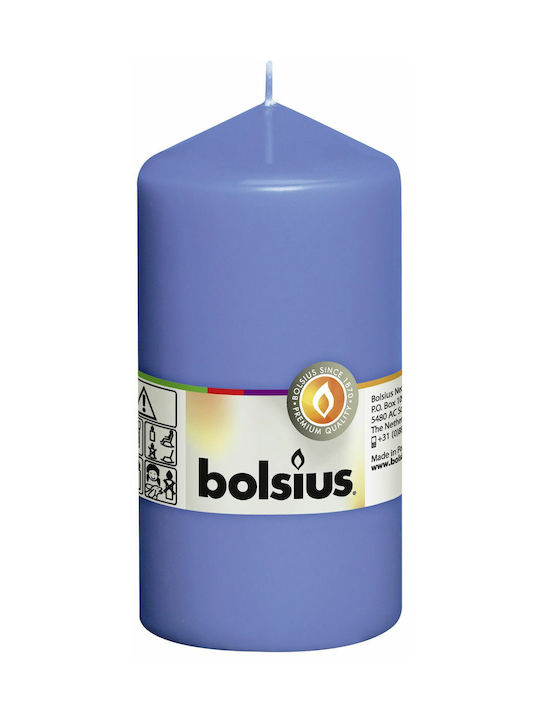 Bolsius Decorative Candle Blue 1pcs