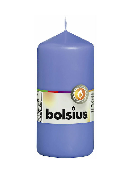 Bolsius Decorative Candle Blue 1pcs