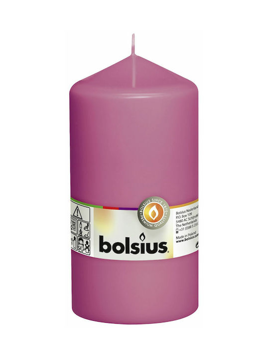 Bolsius Decorative Candle Pink 1pcs