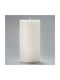 Jaspers Decorative Candle White 1pcs