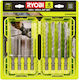 Ryobi Set of 8 Drills with SDS Plus Shank for Masonry