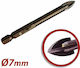 Harden Four-Cut Drill Carbide with Hexagonal Shank for Glass και Tiles 7mm