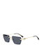 Dsquared2 Unisex Sunglasses with Gold Metal Frame and Gray Lens D2 0102/S 807/2K