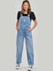 Vintage Γυναικεία Σαλοπέτα Worn In-blue