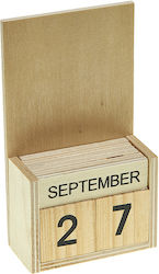 Calendar din lemn (3x6,5x9,5cm) | NU2338, nv23-25-00071-2338