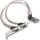 DeLock Κάρτα PCIe σε 2 θύρες RS232 DB9 Serial