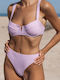 Gigi Set Bikini Brazil Ψηλόμεσο Λιλά