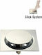 Pop-Up Pop Up Stainless Steel Rack Floor with Size 12x12cm Silver