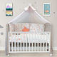 Funna Baby Σετ Κούνιας Sunny Λευκό 8τμχ
