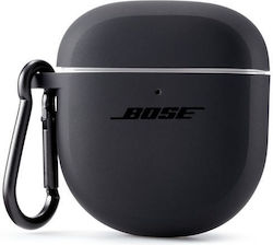 Bose Θήκη Σιλικόνης με Γάντζο σε Μαύρο χρώμα για Bose QuietComfort Earbuds II