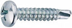 Self-Piercing Allen Screw Galvanized with Diameter M4.2 and Length 19mm