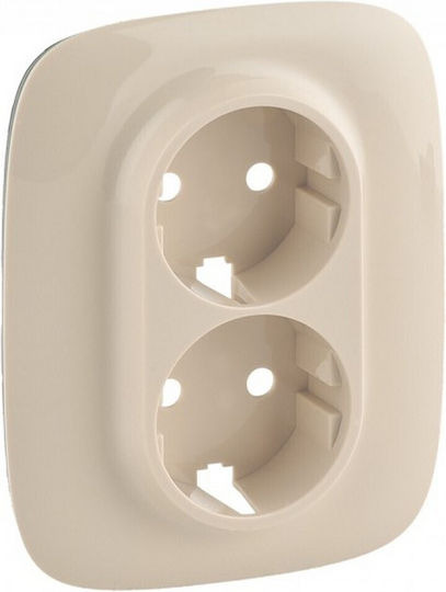 Legrand Valena Allure Switch Frame for Power Outlet in Beige Color 754956