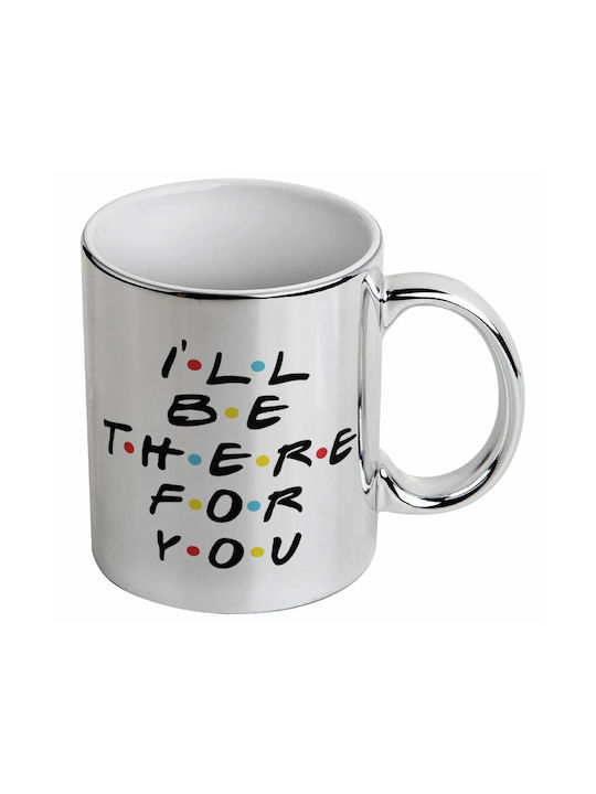 Koupakoupa i i'll Mug Ceramic Silver 330ml