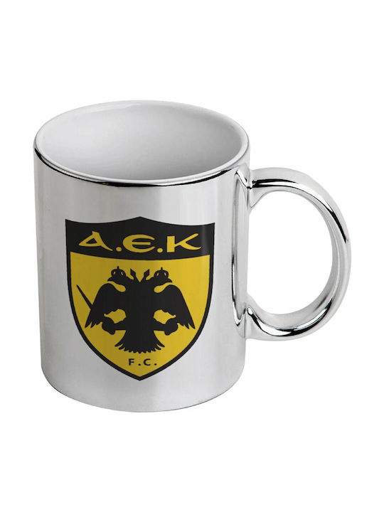 Koupakoupa Κούπα Κεραμική Ασημί 330ml