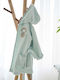 Vesta Home Baby Bathrobe Hooded Astronaut Light Blue
