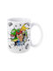Koupakoupa Cană Ceramică Multicoloră 450ml