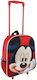 Disney Mickey Schulranzen Trolley Kindergarten Rot