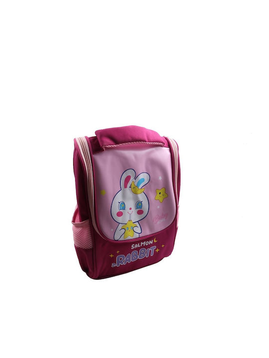 Rabbit School Bag Backpack Elementary, Elementary in Fuchsia color