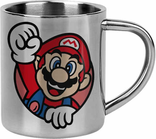 Koupakoupa Becher Metallisch Silber 300ml
