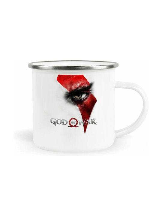 Koupakoupa Κούπα Εμαγιέ Λευκή 330ml