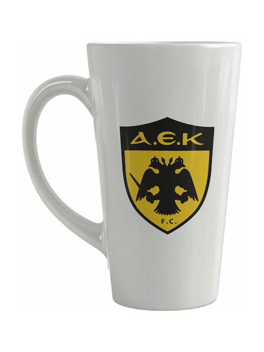 Koupakoupa Cană Ceramică Albă 450ml