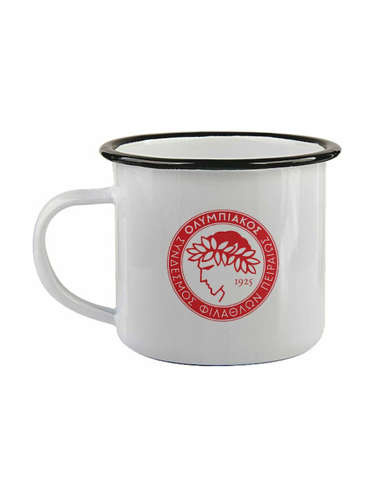 Koupakoupa Cană Emailat Albă 340ml