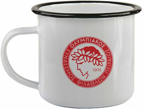 Koupakoupa Κούπα Εμαγιέ Λευκή 340ml
