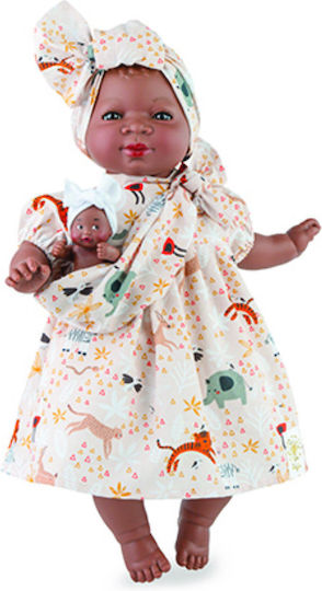 Marina & Pau Бебешка кукла Maria con Bebe 45 см.