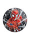 Marvel Wall Clock Plastic Black Ø30.5cm