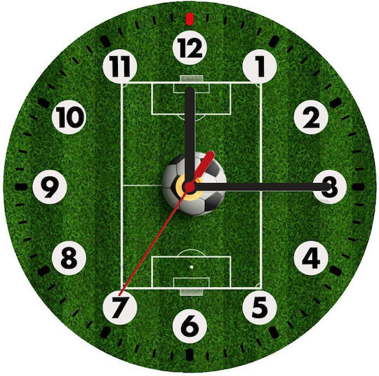 Koupakoupa Wall Clock Wooden Green Ø20cm