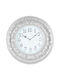 Tpster Antique Wall Clock Plastic Silver