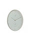 Zaros Ρολόι Τοίχου Μεταλλικό Λευκό 27x27.1cm
