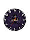 Koupakoupa Wall Clock Wooden Purple Ø19cm