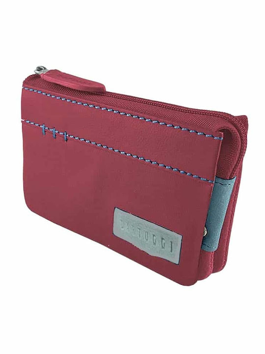 Μικρό Δερμάτινο Γυναικείο Πορτοφόλι με RFID Κόκκινο
