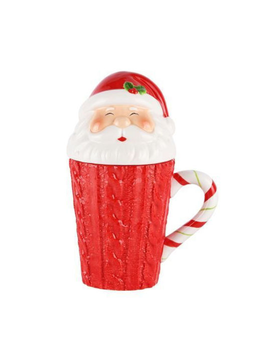 Christmas Mug Red L19xW13xH19xD10cm.