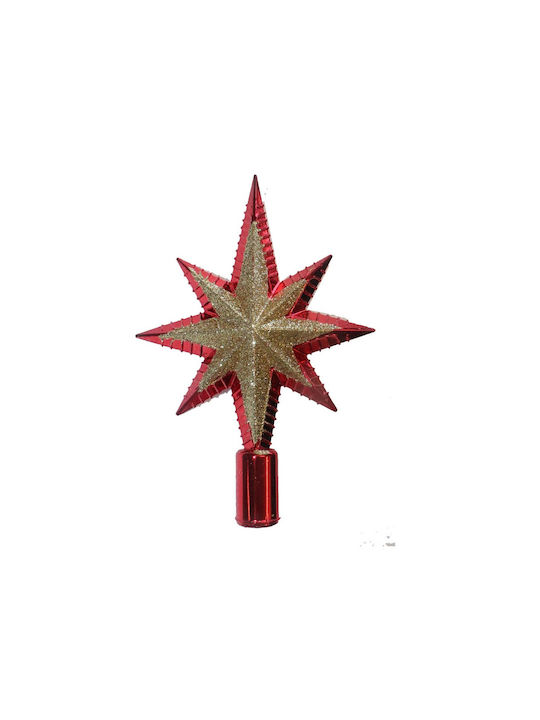 Christmas Christmas Tree Topper Ornament Gold 13x18cm