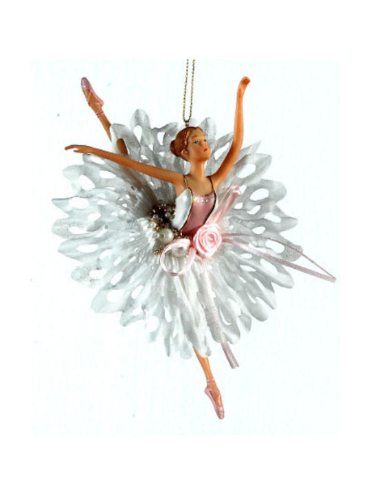 Christmas Ballerina Ornament White