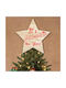 Christmas Christmas Tree Topper Ornament Beige