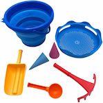 Schildkrot Beach Bucket Set with Accessories Blue (7pcs)