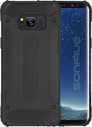 Sonique Heavy Armor Umschlag Rückseite Silikon / Kunststoff 2mm Schwarz (Galaxy S8)