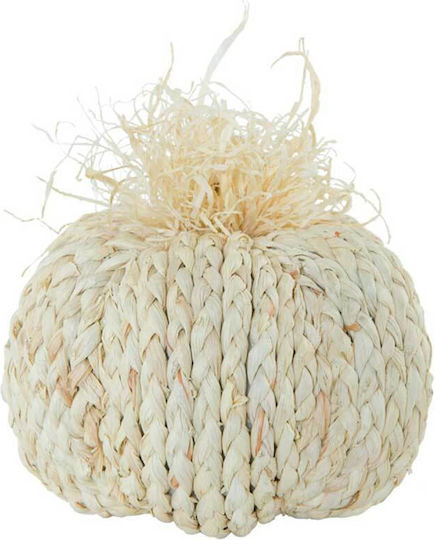 Dekorative Kürbis aus Stroh aus 16x16cm 1Stück Dekorative Kürbis aus Stroh aus 16x16cm 1Stück