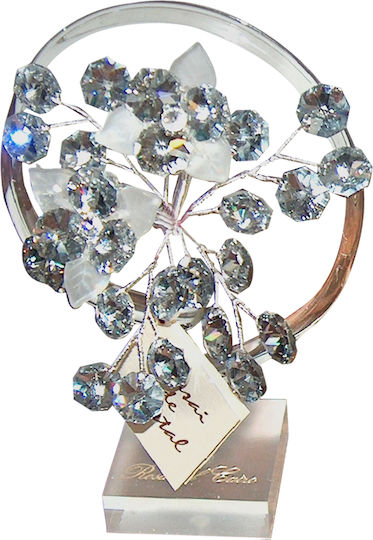Decorativ Floare din Cristal 11x8x15cm 1buc